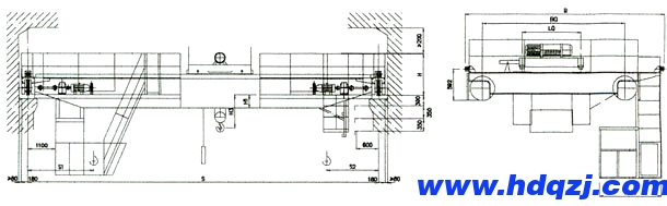 LH型5～10噸電動葫蘆雙梁橋式起重機