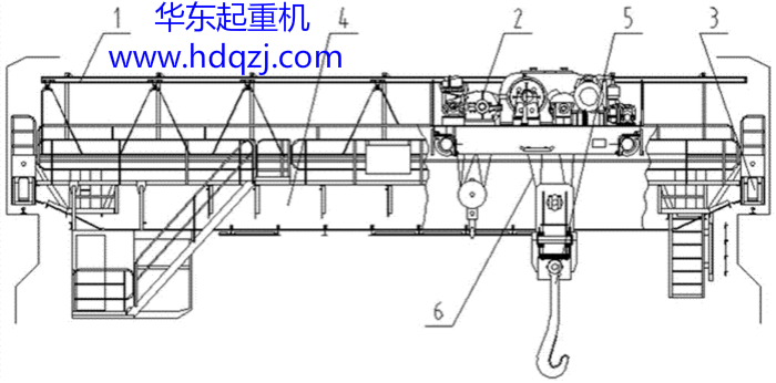 QDY型冶金橋式起重機圖紙